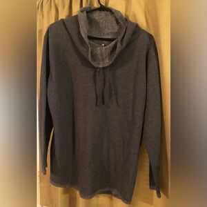 Hanes Charcoal Heather Long Sleeve Shirt